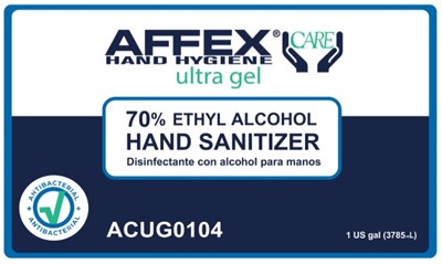 50000 logo.jpg AFFEX HAND HYGIENE CARE ultra gel 70% ethyl alcohol hand sanitizer disinfectante con alcohol para manos - 50000 logo